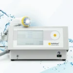 softwave device with water water blue background