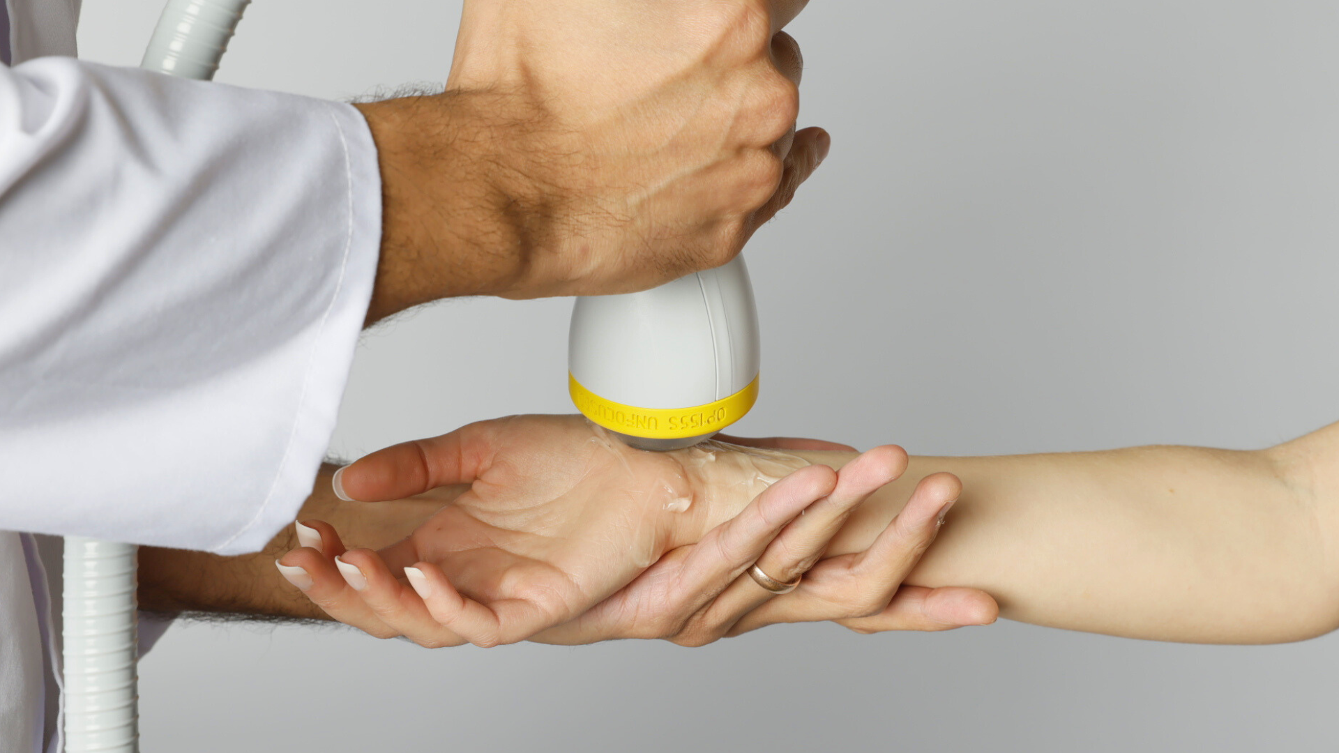 Softwave application on hand